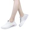 Little white shoes women's casual one-pedal breathable running shoes flying weaving casual soft-soled square dance mother shoes