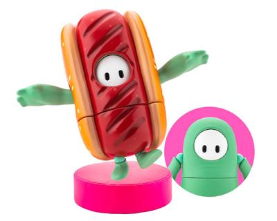 FALL GUYS Action Figure Pack 03 Chocolate X Hot Dog Scale PVC Painted Movable Figure PP994 "Mint Costume" 1/20