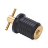 Brass T Handle Drain Plug with Rubber Sl Rust Resistance Marine Boat Accessories