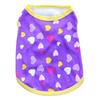 Heart Print Cotton Sweatshirt Vest for Small Dogs & Cats - Suitable for Puppies, Teddy, Bichon Breeds