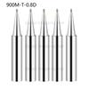 5PCS Soldering Iron Tips 900M-T Solder Tip Replacement Solder Welding Replacement Tip Kit Use Lead-Free Welding Tips Head