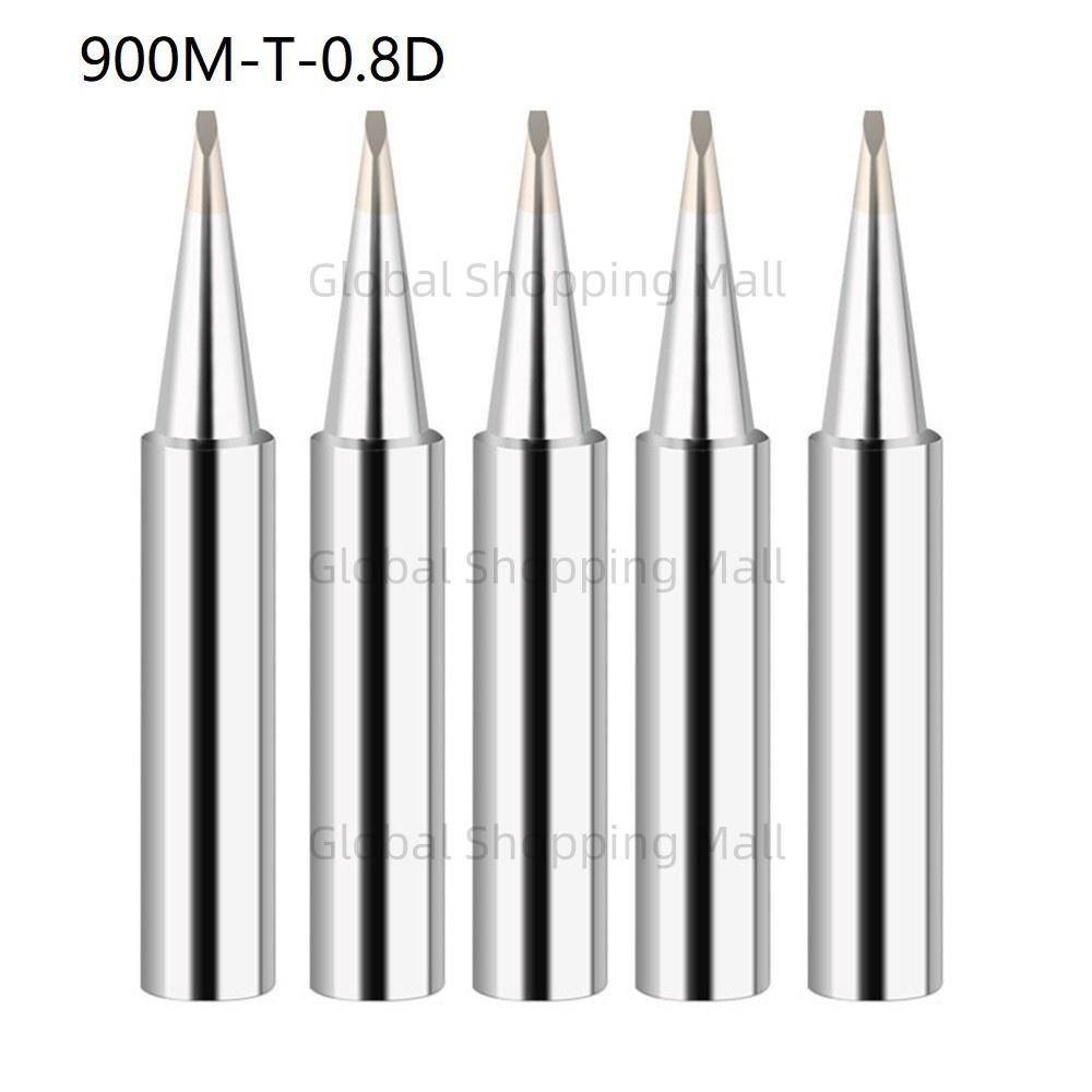 5PCS Soldering Iron Tips 900M-T Solder Tip Replacement Solder Welding Replacement Tip Kit Use Lead-Free Welding Tips Head