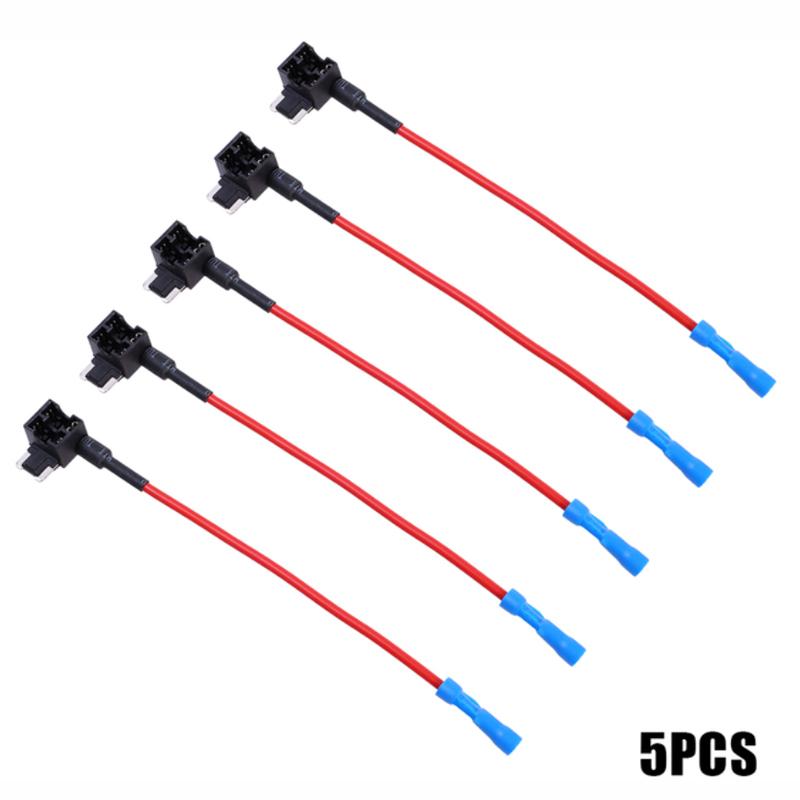 Automotive Fuse Box Circuit Adapter Mini Small and Medium Size ATM Blade Fuse for Car Van Motorcycle RV Boat Tractor TAP Adapter Fuses4