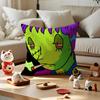 Niche Art Sense Cushion Cover Anti-dustmite Pillowcase Invisible Zipper Silky Short Plush Sofa Cushion Cover