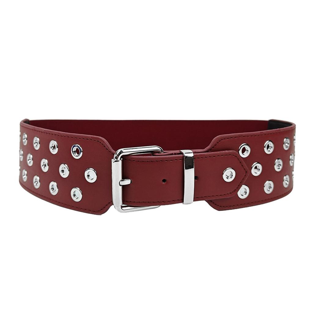Vintage Punk Belt Eye-catching Decorative Pants Belt Fashionable Women's Coat Waistband Adjustable Waist Belt