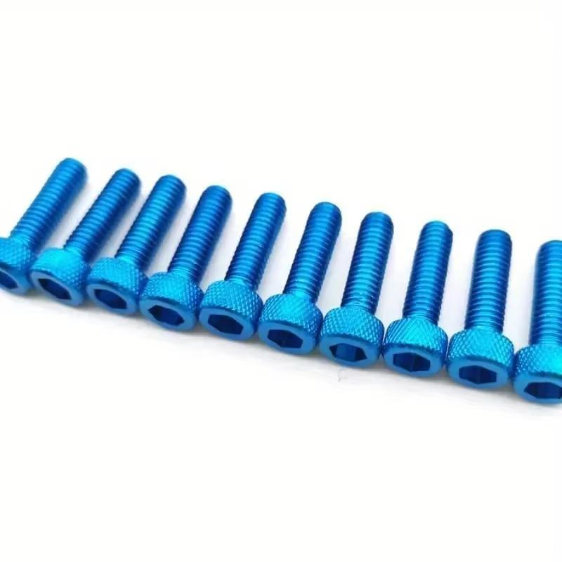 10pcs Colorful Universal 6MM Racing Motocross Part Kit Fairing Dirt Pit Bike Moto Fixing Nuts Bolts Accessories Motorcycle Screw