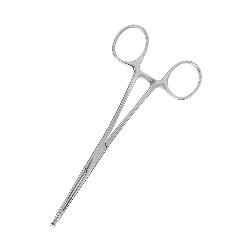 Stainless Steel Reusable Body Piercing Pliers - Tongue Piercing Bead Clamping Tool, Professional Body Piercing Supply