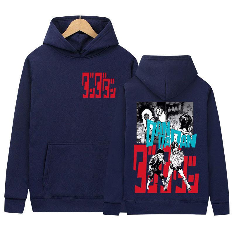 Japanese Anime Dandadan Okarun Graphic Hoody Mens Women Gothic High Street Pullover Sweatshirts Vintage Oversized Fleece Hoodies
