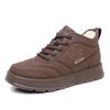 Women's Fashion Lightweight Thick Sole Lace-up Winter Warm Snow Boots Fur One Wool Lining Non-slip Casual Sports Cotton Boots Sneakers