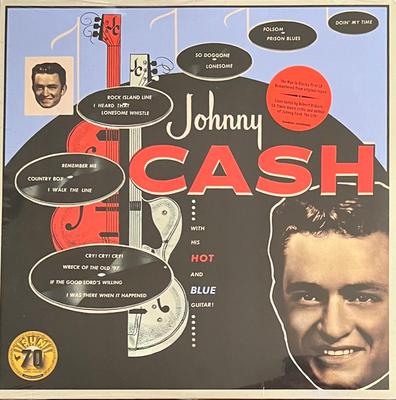 LP Record JOHNNY CASH - With His Hot And Blue Guitar SUN8046 Sun 2022 US Rock