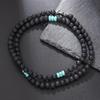 Bohemian Turquoise Coconut Shell Beaded Men's Layered Necklace