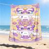 1pc Hello Kitty Outdoor Blanket Lightweight Flannel Throw For Travel, Camping, Livingroom, Couch, Chair Soft