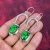 Green Copper Turquoise Earrings Gemstone Jewelry, 925 Solid Sterling Silver Handmade Earrings, Latest Design Jewelry