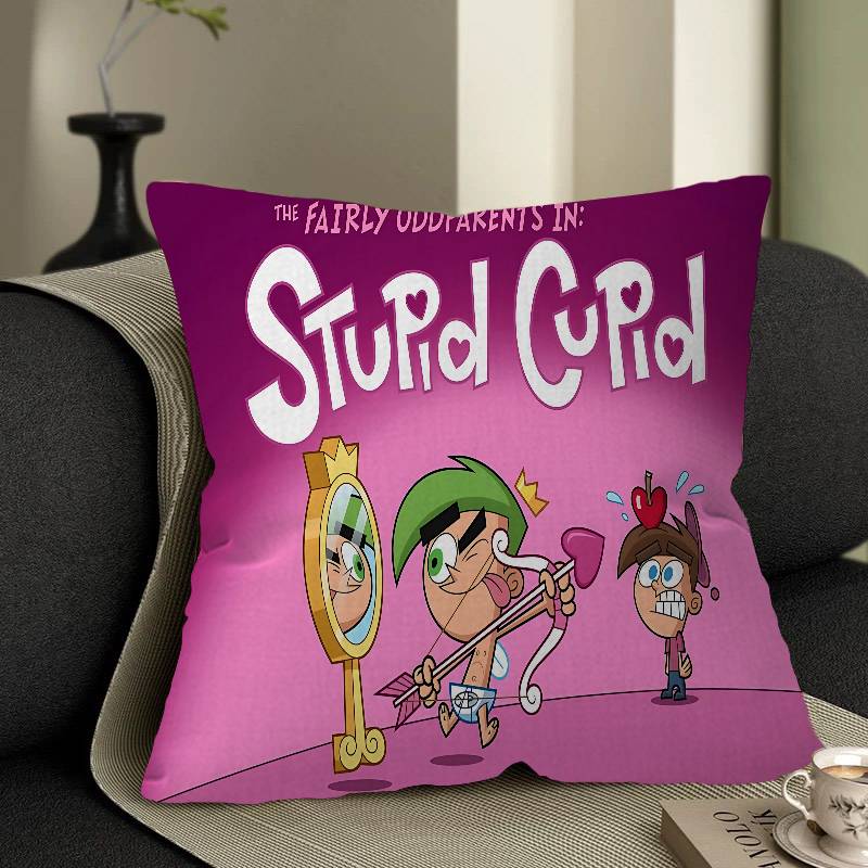 Cartoon The Fairly OddParents Pillow Gift Home Office Decoration Bedroom Sofa Car Cushion Cover Case 45x45