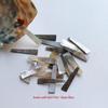 Handmade Blacklip Mother-of-Pearl Trapezoidal Pendant Material