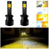 Tricolor Strobe H11 H8 9006 HB4 HB3 9005 H1 H3 H7 880 881 5202 H16 COB Fog Lights LED Bulb Car Day Driving Running Light 3000LM