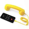 Mobil Aramalar İçin Kablolu Type-C Vintage Telefon Ahizesi, Radyasyon Korumalı Alıcı, Ofis Masası Vazgeçilmez Aksesuarı, Sarı