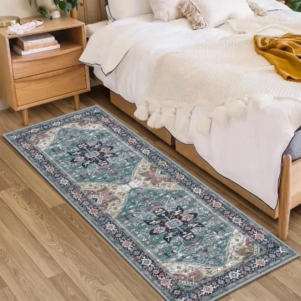Simple Living Room Kitchen Carpet Sofa Coffee Table Floor Mat Home Bedside Crystal Velvet Absorbent Non-slip Durable Carpet
