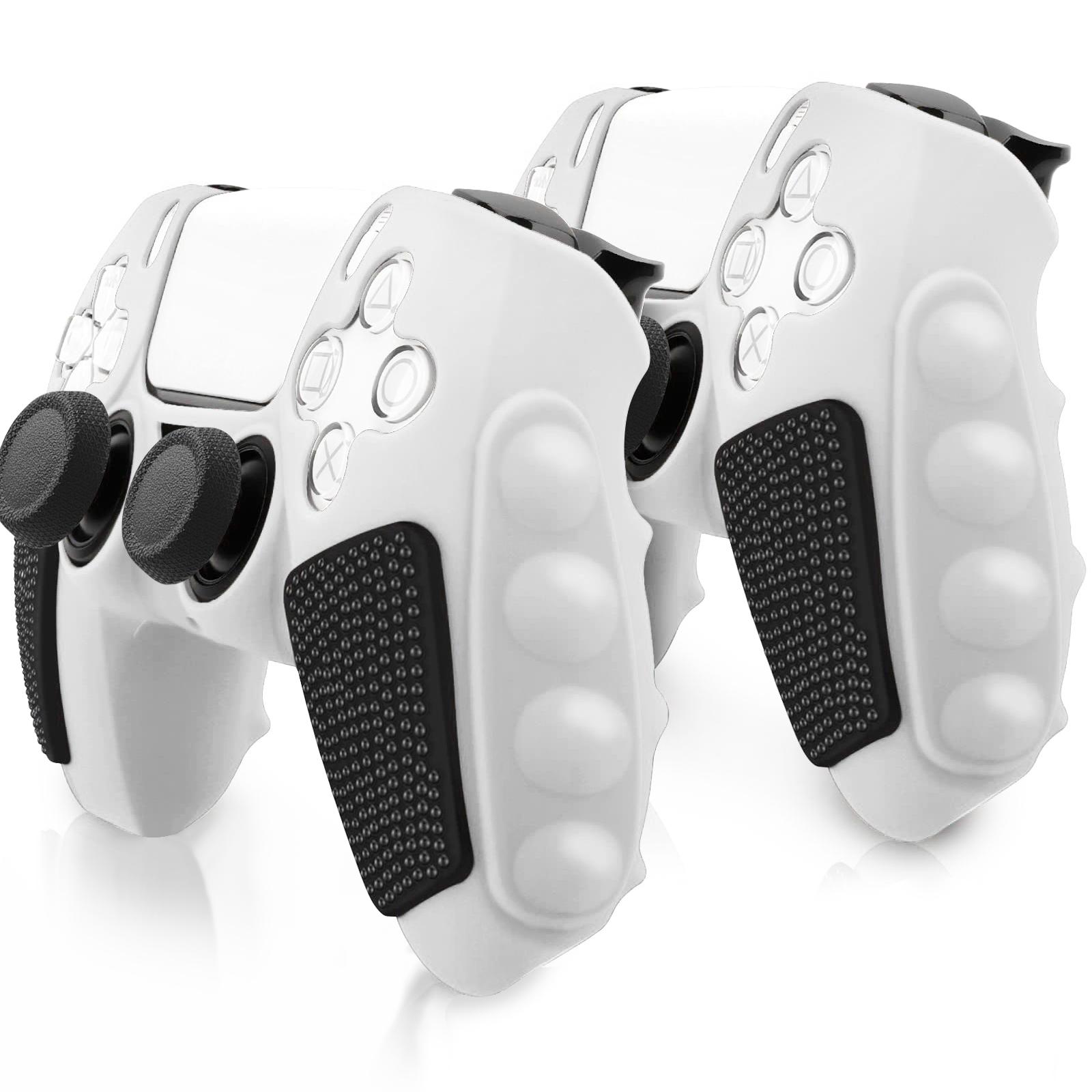 

Силіконовий чохол для контролера Sony PlayStation 5, захисний чохол у кольорі (Без ковпачків джойстика) White