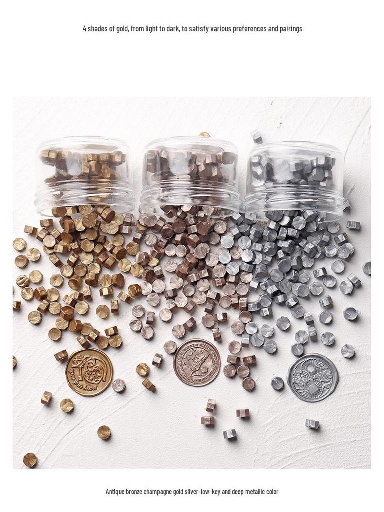 Boom Boom Rabbit Retro Metallic Sealing Wax Granules for Wedding Invitations & Envelopes - High Gloss Stamp Wax Seal.