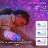 Galaxy Starry Projector Night Light With USB Rechargeable Colorful Ocean Rotate Night Lamp For Kids Baby Christmas Gift