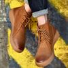2025 Neue Herbst-Winter-Schuhe für Herren Outdoor Rutschfest Abriebfest Kurze Stiefel Mode Plüsch Herren Baumwollschuhe Botas Hombre
