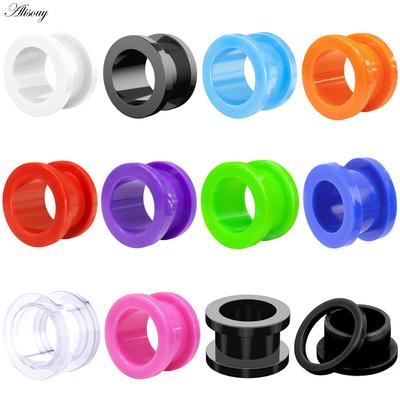 2 Teile/los Gefälschte Cheater Acryl Ohr Stecker Und Tunnel Ohr Expander Bahren Kit Ohr Tragus Piercing Set Körper Schmuck 9 Größen
