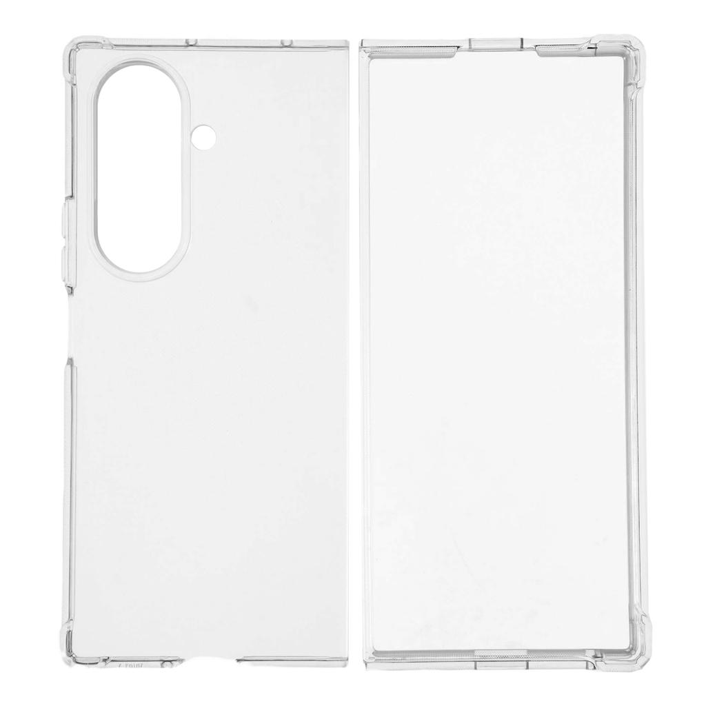 For Samsung Galaxy Z Fold7 5G Case Crystal Clear TPU Phone Cover with Reinforced Corner