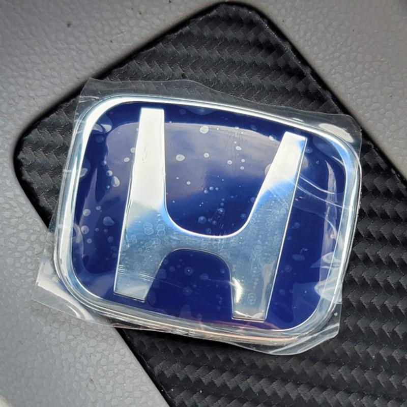 Honda Steering Wheel H Logo Sticker Red Black Interior Decal for Civic Accord City CR-V Jade Fit Odyssey Hybrid Car Accessories