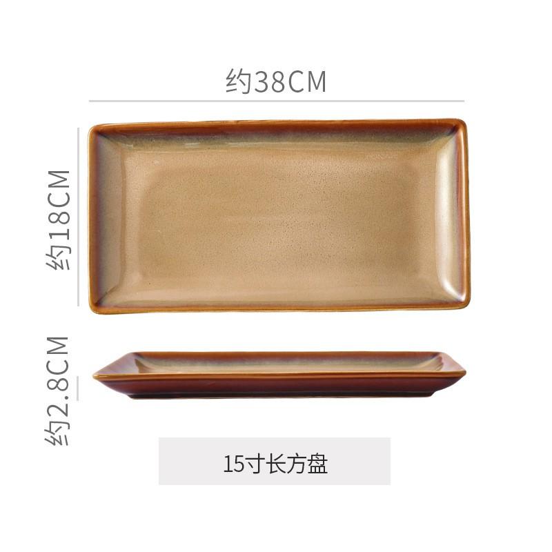 Japanese Retro Glazed Ceramic Dinnerware Set Irregular Shaped Plates Bowls Cups Home Restaurant Stylish Table Setting