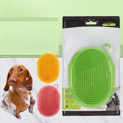 Double-Sided Pet Bath & Massage Brush for Dogs and Cats