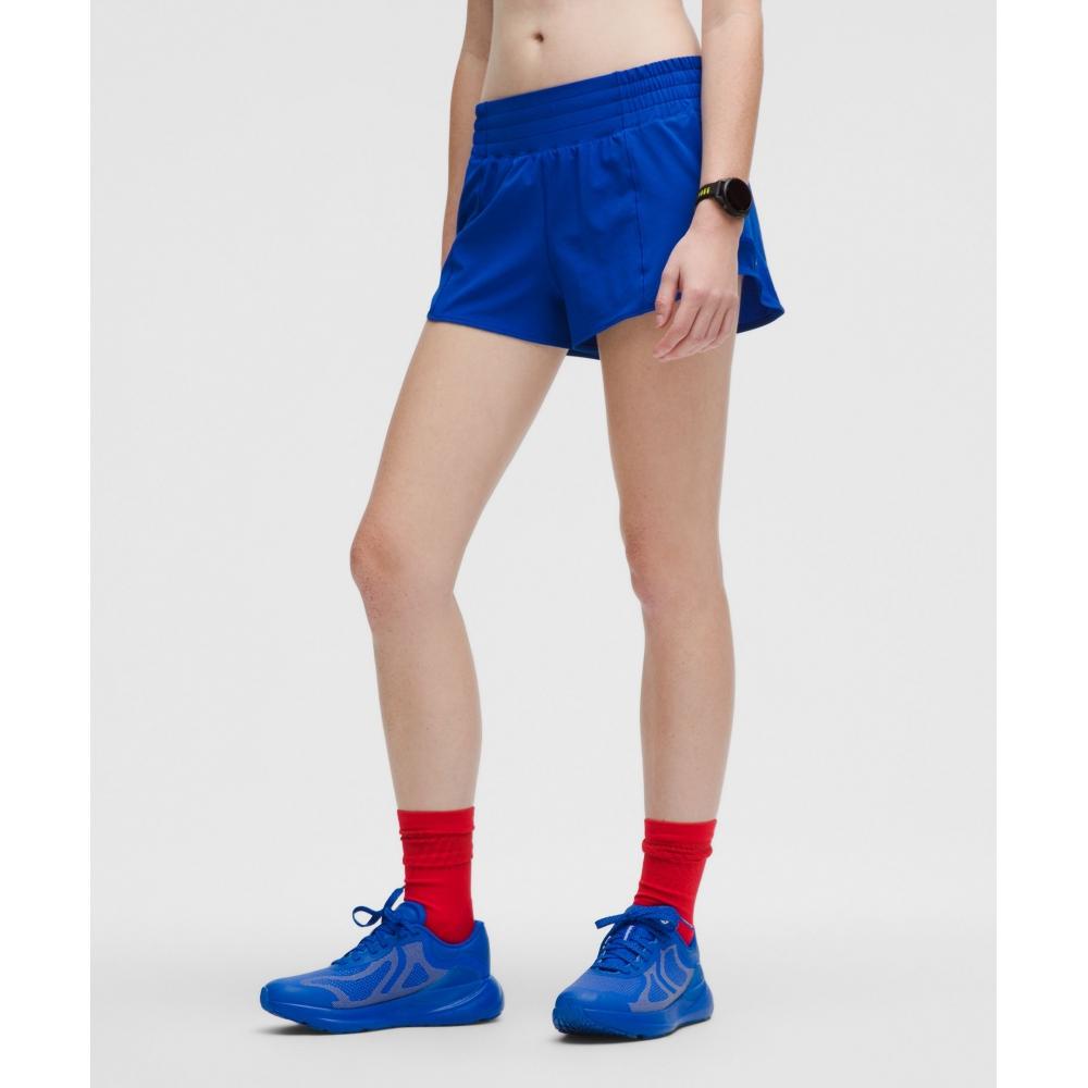 

Lululemon Hotty Hot High Rise Linen Short 2.5 Galactic Cobalt 8/2.5