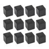 12Pcs Square Rubber Chair Leg Pad PVC Silent Anti-slip Table Foot Dust Cover Floor Protector Pads Chair Leg Protectors 20-25mm