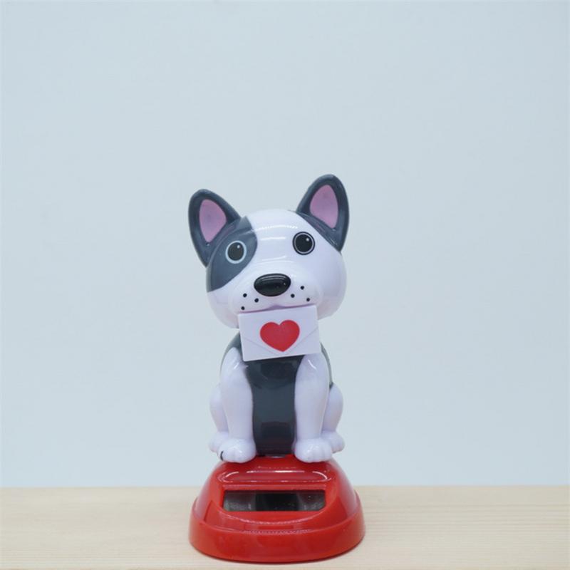 Solar Dancing Toys Decorative Animal Dashboard Ornament Valentine's Day Desk Ornament for Home Decor Car Dashboard Decor Figure