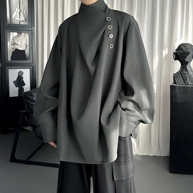 Y2k Black Harajuku Shirts Mens Clothing Stylish Gothic Punk Hip Hop Streetwear Creative Men's T Shirts Japanese Anime Clothes