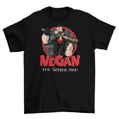 Negan Popeye The Walking Dead T-Shirt Unisex Baumwolle HBO Halloween Größen Neu