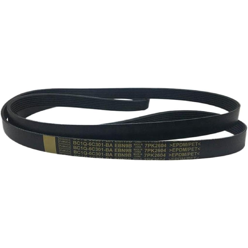 Cooling Fan System V Belt Compatible with Transit 2.4L Engine 7PK2604 Automotive Replacement Parts