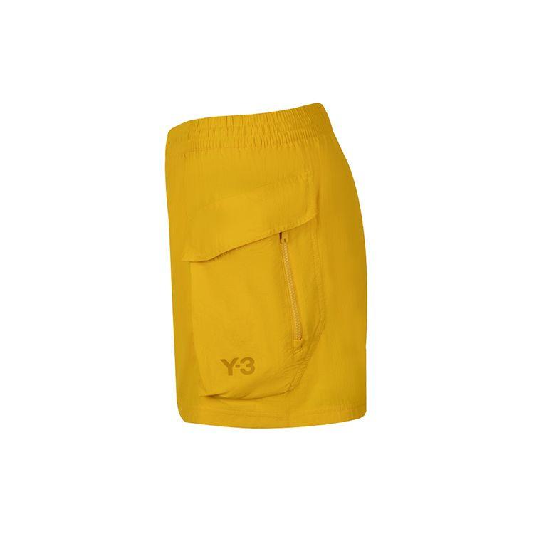 Y-3 SS21 Letter Logo Casual Shorts Men shorts Yellow GT5254