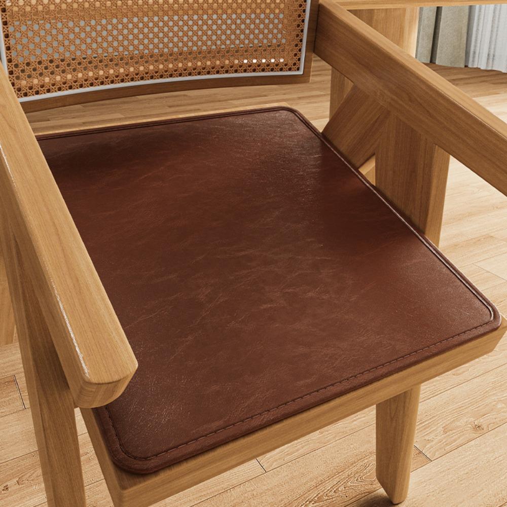 High Resilience Dining Chair Cushion 40×40cm/45×45cm Chair Seat Pad Leather Chair Pad  Home Decor