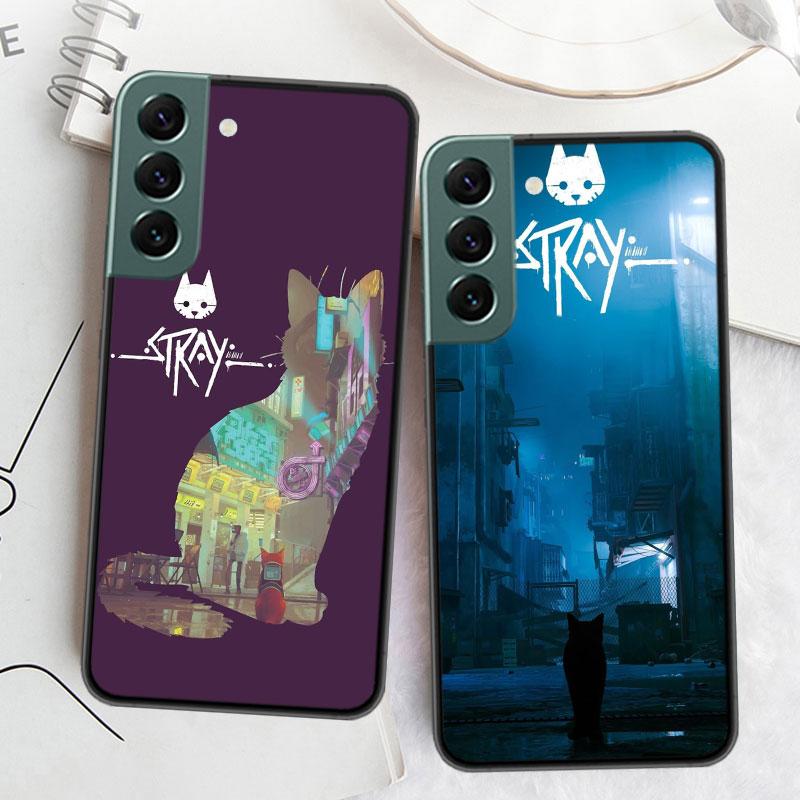 Spiel S-Stray Cat Handyhülle Für Samsung Galaxy S22 S25 Ultra S21 S10 Plus S26 Edge S20 S23 S24 FE Hülle Silikon Weich TPU Cl