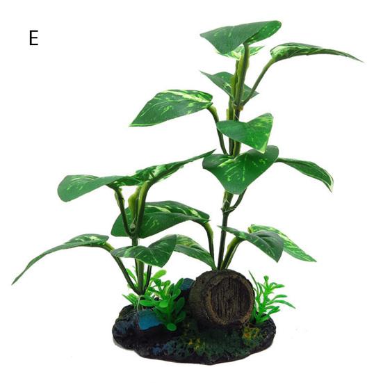 Fish Tank Green Plants Simulated Water Plants Aquarium Landscaping Ornament Realistic Fish Tank Plastic Seaweed for DIY Fish Tank Decor