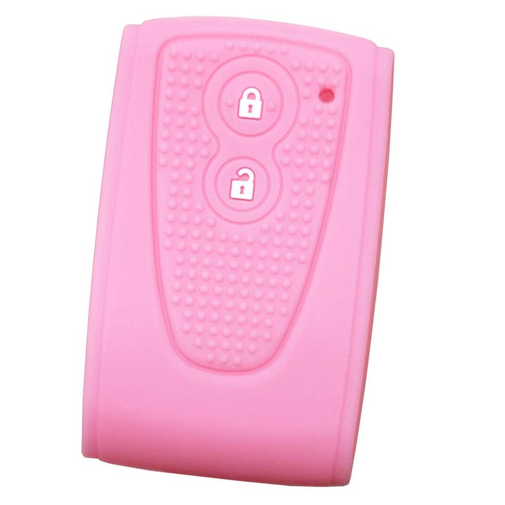 IKT Silicone Cover for Daihatsu Car Smart Key 2 Buttons Light Pink/Tanto Custom/Tanto Exe/Move/Move