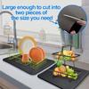 Water-resistant Coffee Maker Pad, Counter Dish Drying, Slip-proof Rubber Base, Kitchen Surface Stain-resistant Absorbent Mat