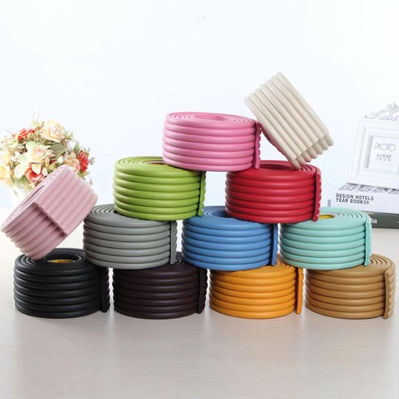 Cuttable 2M Table Corner Protector Edge Guard Strip Non-Toxic Self-Adhesive Safety Bumper for Baby Proofing Office Home Furniture