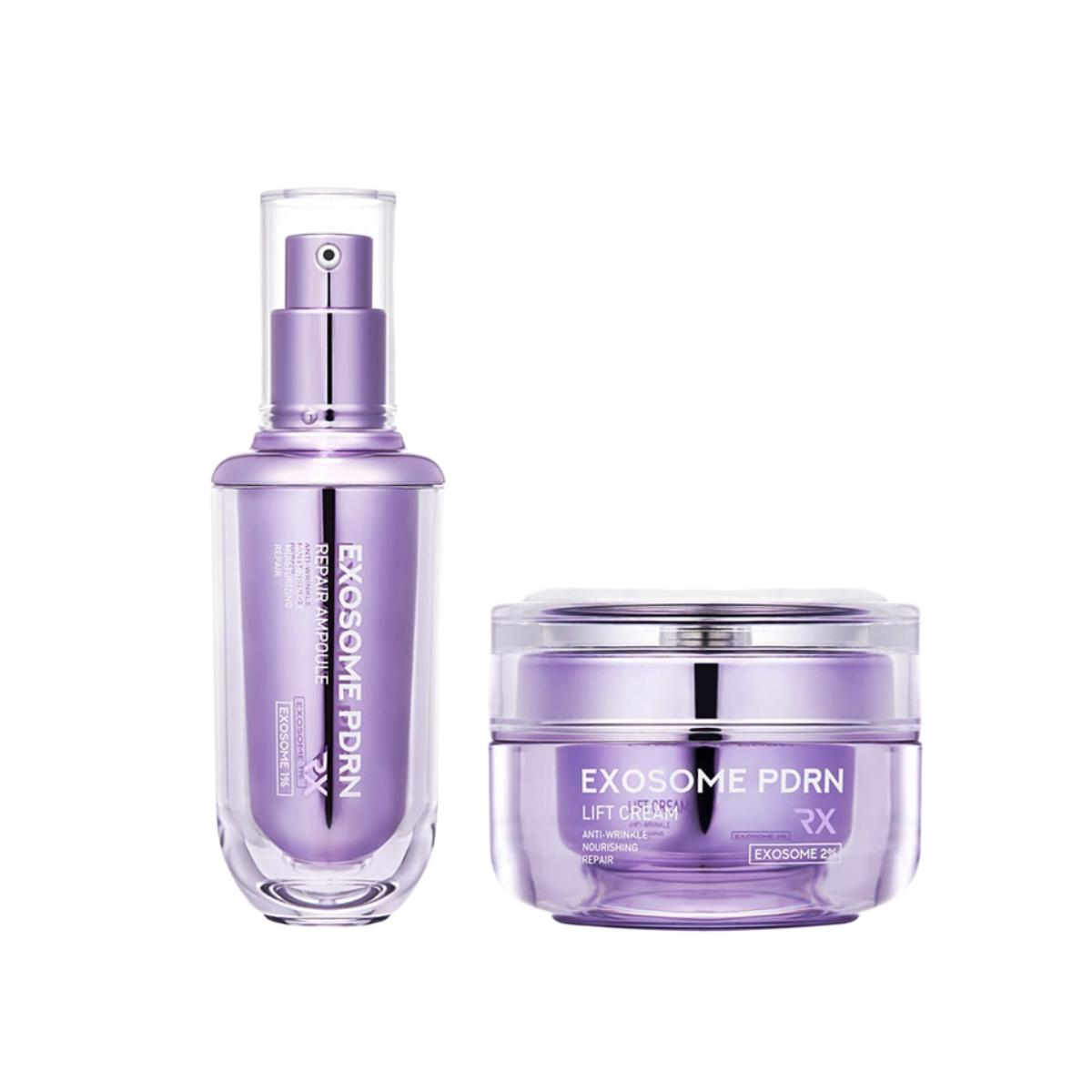 MAXCLINIC Exosome PDRN Ampoule 40ml & Cream 50ml Firming Skin Barrier Care 2pc Set