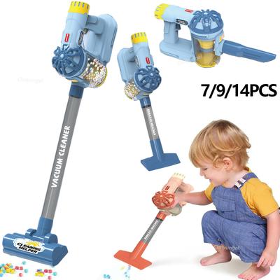 Kinder Staubsauger Spielzeug Realistisches Rollenspiel für Kleinkinder Zum Lernen Reinigen Haushalt Pädagogisches Spielzeug für Jungen Mädchen Geschenke