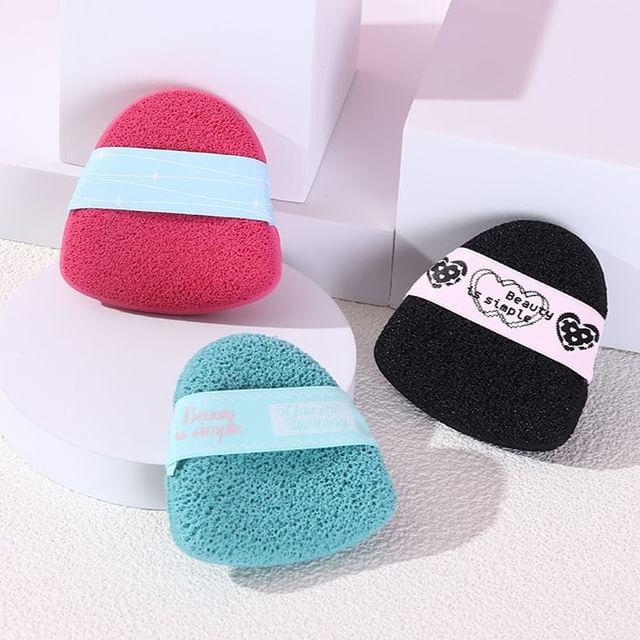 YAOZHI - Facial Cleaning Puff Black - 1pc