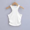 Double Side Pleated Thread Vest Women'S New Narrow Shoulder I-Shaped Tight Fitting Suspender Thread Top