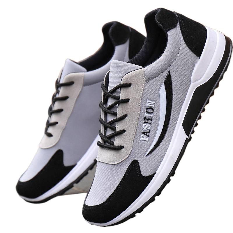 2025 New Men's Sneakers Retro Running Shoes for Men Thick Bottom Patchwork Male Sports Shoes Trendy Sneakers Male Zapatos Hombre