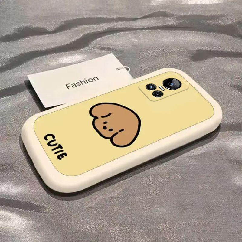 

Puppy Realme GT NEO3 Mobile Phone Case Cartoon Personality Anti-drop Lens All-inclusive Simple Cute Female and Male Shell Realme GT NEO3